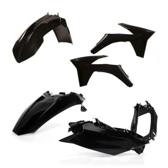 Kit plastice 12-13 Acerbis Negru