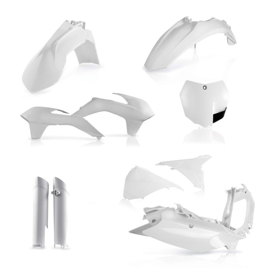 Kit complet plastice KTM 13-14 Acerbis Alb