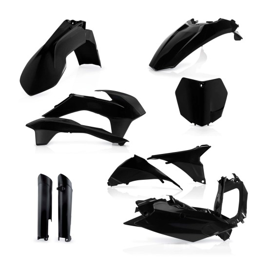 Kit complet plastice KTM 13-14 Acerbis Negru