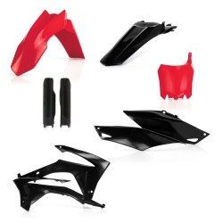 Kit complet plastice Honda 13-17 Acerbis Rosu/Negru