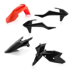 Kit plastice 16-18 Acerbis Negru/Portocaliu