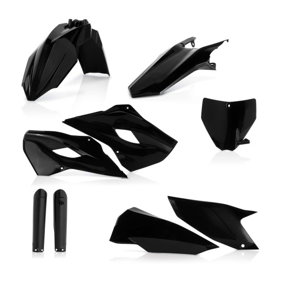 Kit complet plastice Husqvarna Acerbis Negru