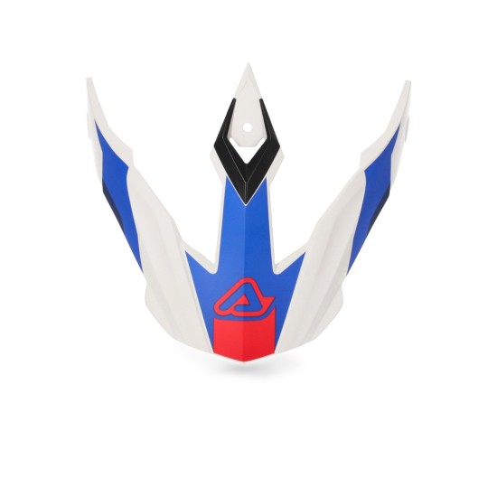 Viziera superioara casca Flip FS-606 Acerbis Alb/Albastru/Rosu