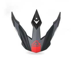 Viziera superioara casca Flip FS-606 Acerbis Gri/Rosu Viziera superioara casca Flip FS-606 Acerbis Gri/Rosu