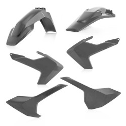 Kit plastice Husqvarna 17-19 Acerbis Gri Kit plastice Husqvarna 17-19 Acerbis Gri