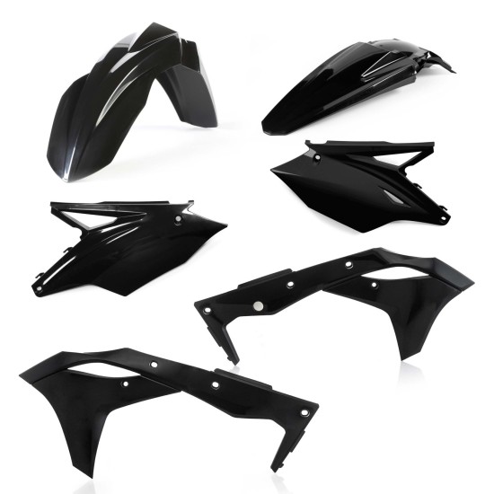 Kit plastice Kawasaki 17 Acerbis Negru Kit plastice Kawasaki 17 Acerbis Negru