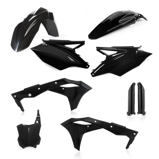 Kit complet plastice Kawasaki 17 Acerbis Negru