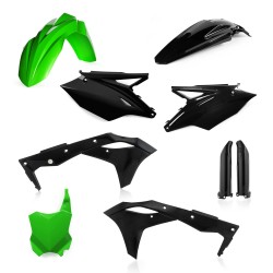 Kit complet plastice Kawasaki 17 Acerbis Negru/Verde