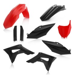 Kit complet plastice Honda 17-18 Acerbis Rosu/Negru