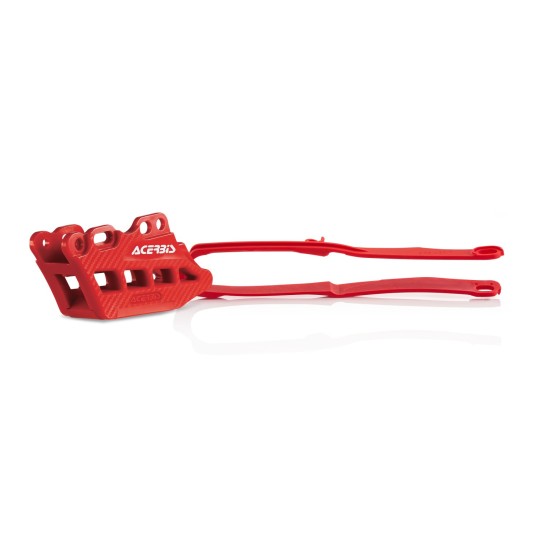 Kit ghidaj lant + patina bascula Honda 17-19 Acerbis Rosu