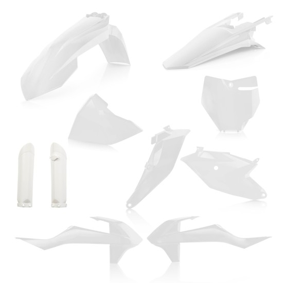 Kit complet plastice Acerbis Alb Kit complet plastice Acerbis Alb