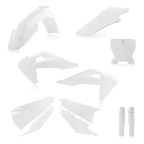 Kit complet plastice Husqvarna 19-22 Acerbis Alb