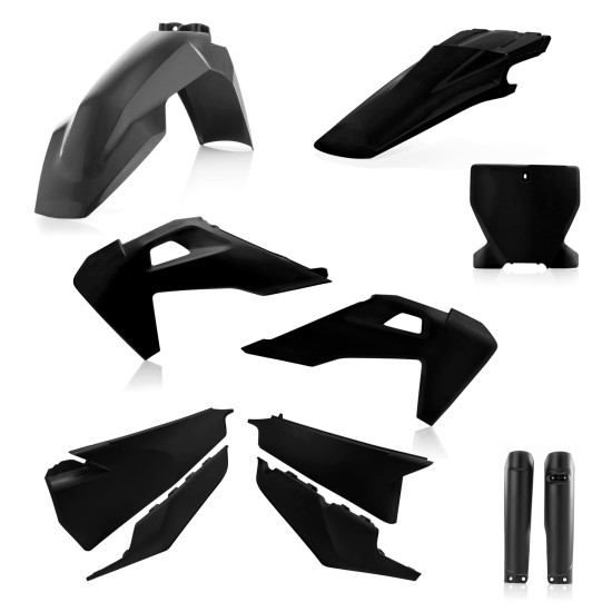 Kit complet plastice Husqvarna 19-22 Acerbis Negru