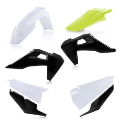 Kit plastice Husqvarna 19-22 Acerbis Alb/Negru Kit plastice Husqvarna 19-22 Acerbis Alb/Negru