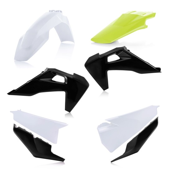Kit plastice Husqvarna 19-22 Acerbis Alb/Negru