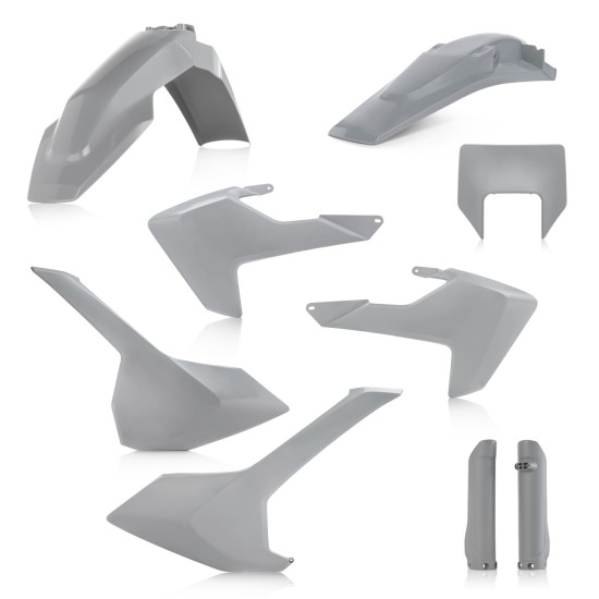 Kit complet plastice Husqvarna Acerbis Gri