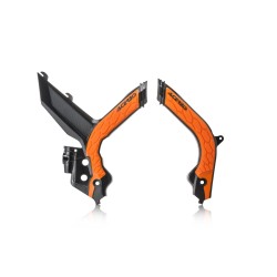Protectii cadru X-Grip KTM 19-22 Acerbis Negru/Portocaliu