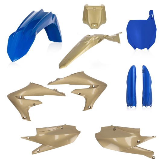 Kit complet plastice Yamaha 18-24 Acerbis Albastru/Auriu