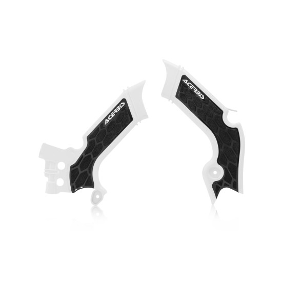 Protectii cadru X-Grip Kawasaki 19-24 Acerbis Alb/Negru Protectii cadru X-Grip Kawasaki 19-24 Acerbis Alb/Negru