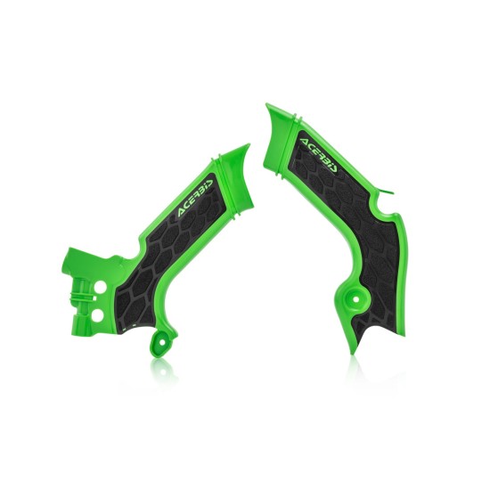 Protectii cadru X-Grip Kawasaki 19-24 Acerbis Verde/Negru Protectii cadru X-Grip Kawasaki 19-24 Acerbis Verde/Negru