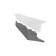 Laterale spate Vented Husqvarna 19-23 Acerbis Alb/Gri