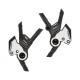 Protectii cadru X-Grip BMW R1250GS 13-24 Acerbis Negru/Alb