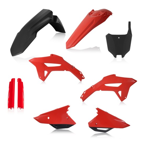 Kit complet plastice Honda 21-24 Acerbis Negru/Rosu