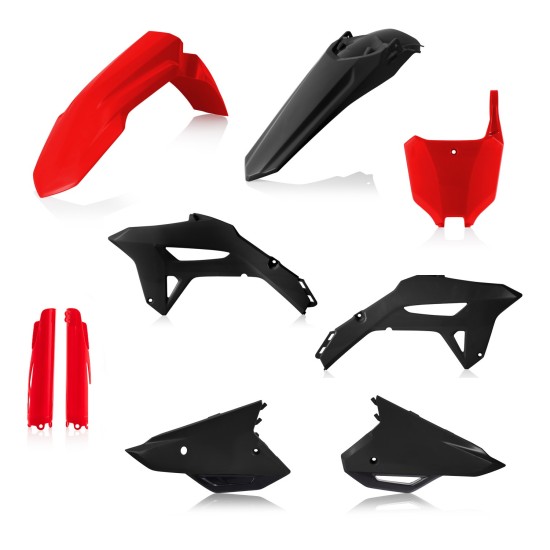 Kit complet plastice Honda 21-24 Acerbis Rosu/Negru Kit complet plastice Honda 21-24 Acerbis Rosu/Negru
