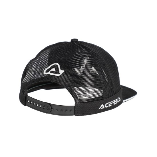 Sapca C Logo Acerbis Negru/Alb
