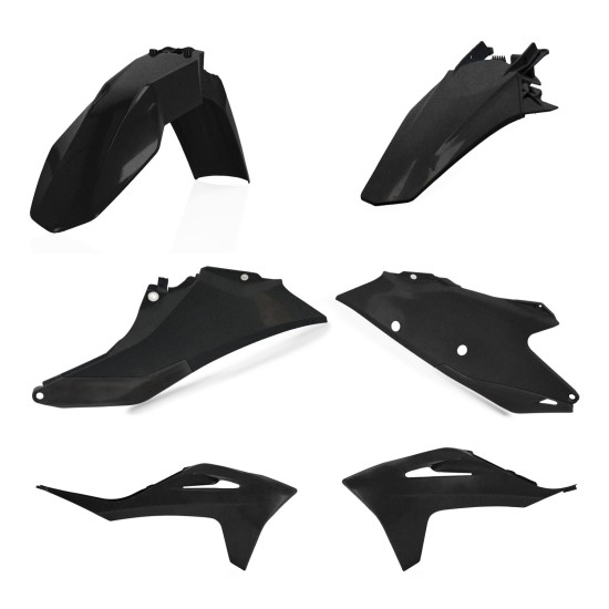 Kit plastice GasGas 21-23 Acerbis Negru Metalizat Kit plastice GasGas 21-23 Acerbis Negru Metalizat