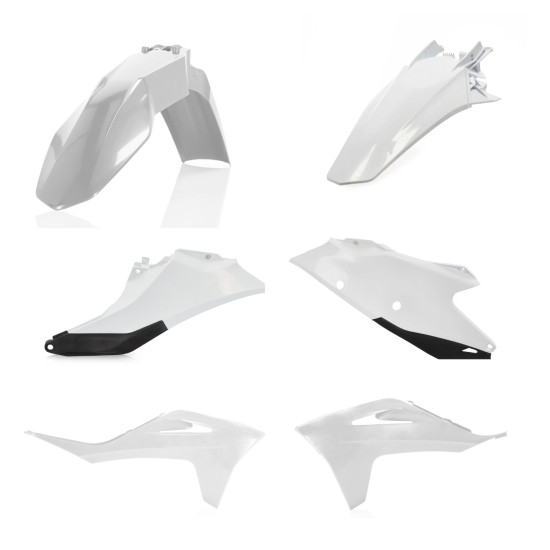 Kit plastice GasGas 21-23 Acerbis Alb/Negru Kit plastice GasGas 21-23 Acerbis Alb/Negru