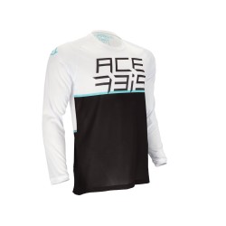 Tricou MTB Razorcrest Acerbis Negru/Alb