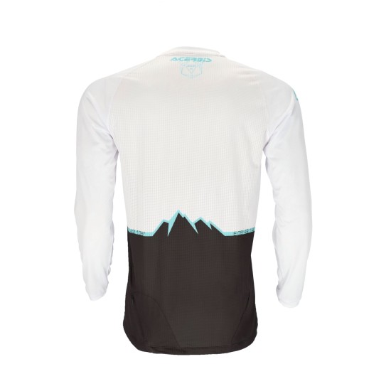 Tricou MTB Razorcrest Acerbis Negru/Alb