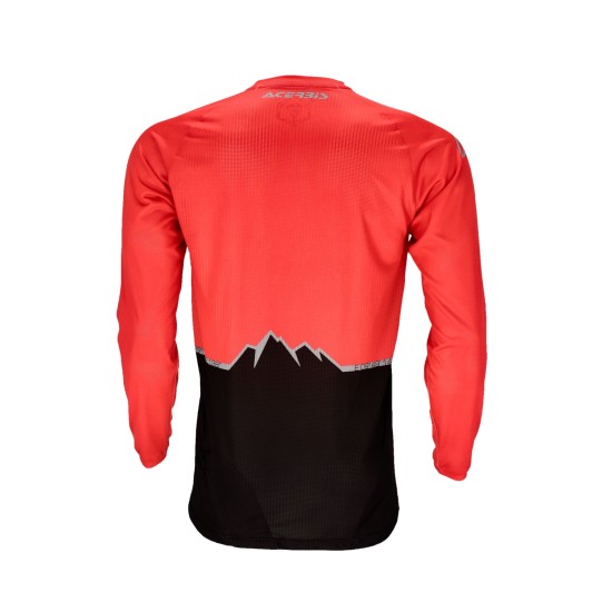 Tricou MTB Razorcrest Acerbis Negru/Rosu