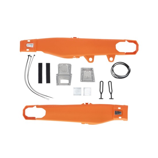 Protectie bascula Teketmagnet KTM/Husqvarna/GasGas Acerbis Argintiu/Portocaliu Protectie bascula Teketmagnet KTM/Husqvarna/GasGas Acerbis Argintiu/Portocaliu