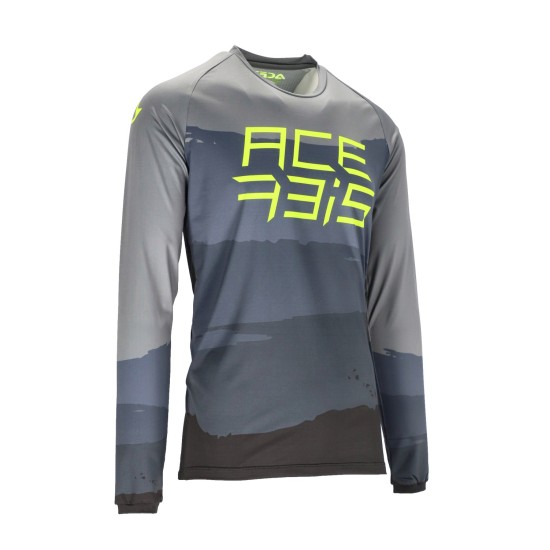 Tricou MTB Flex Speed Acerbis Gri/Galben
