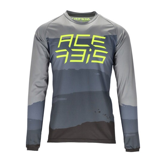 Tricou MTB Flex Speed Acerbis Gri/Galben