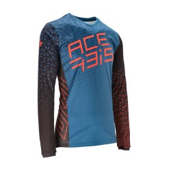 Tricou MTB Winterfell Acerbis Albastru/Negru