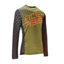 Tricou MTB Winterfell Acerbis Negru/Verde