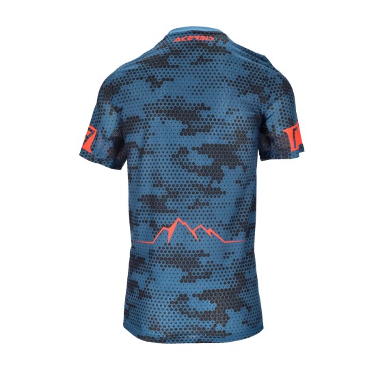 Tricou MTB Drakaris Acerbis Albastru/Negru