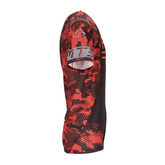 Tricou MTB Drakaris Acerbis Negru/Rosu