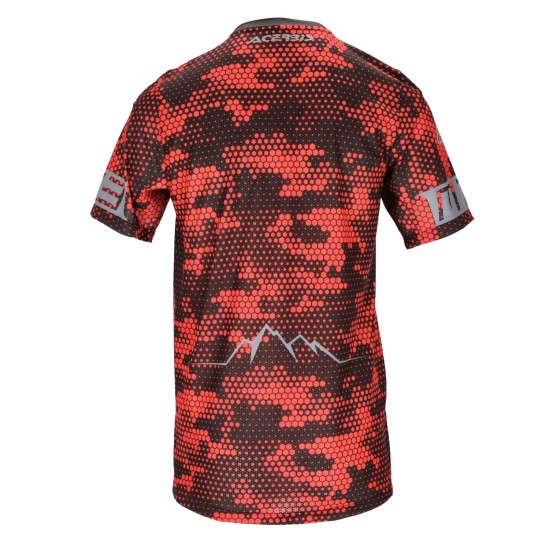 Tricou MTB Drakaris Acerbis Negru/Rosu