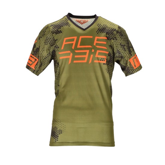 Tricou MTB Drakaris Acerbis Negru/Verde