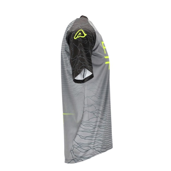 Tricou MTB Flex Halo Acerbis Gri/Galben
