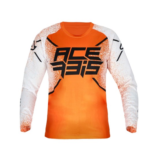 Tricou copii MX J-Kid Five Acerbis Portocaliu/Alb