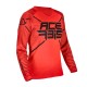 Tricou copii MX J-Kid Five Acerbis Rosu/Negru