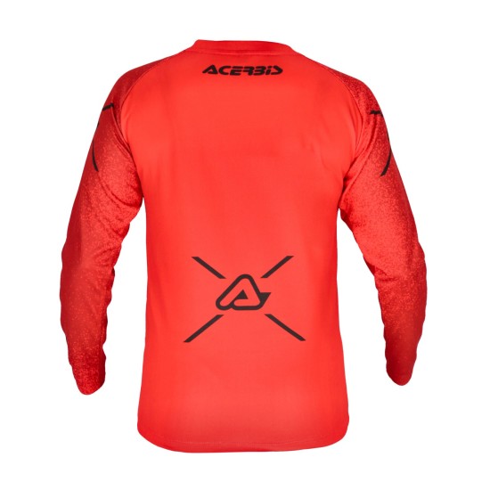 Tricou copii MX J-Kid Five Acerbis Rosu/Negru