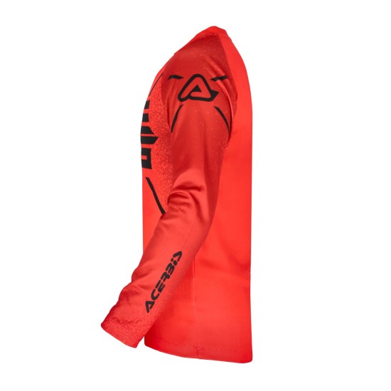 Tricou copii MX J-Kid Five Acerbis Rosu/Negru