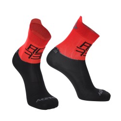 Sosete MTB Light Acerbis Negru/Rosu