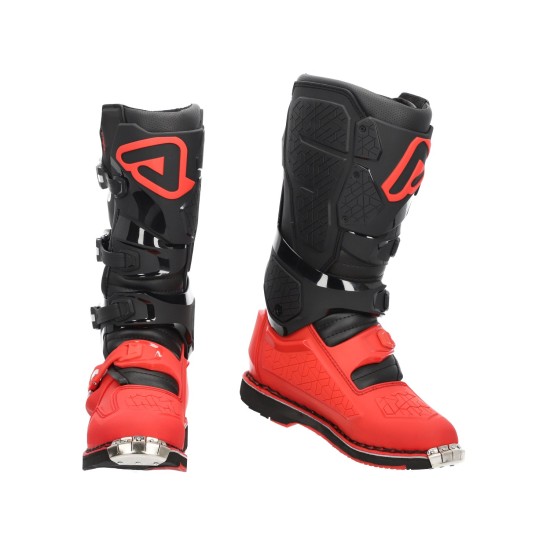 Cizme X-Rock MM Two Acerbis Rosu/Negru Cizme X-Rock MM Two Acerbis Rosu/Negru
